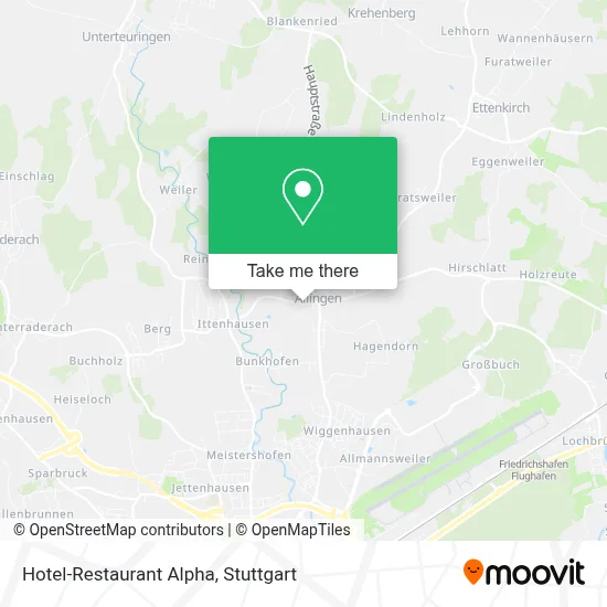 Hotel-Restaurant Alpha map