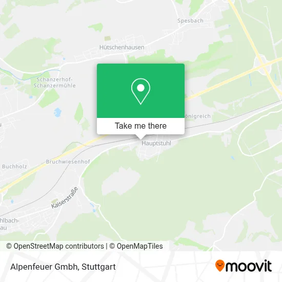 Alpenfeuer Gmbh map
