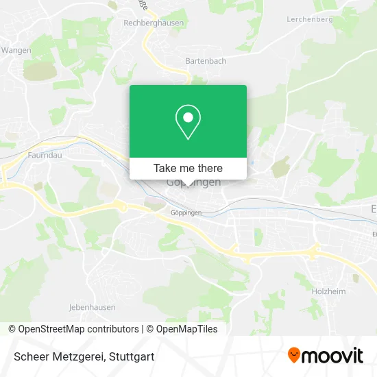 Scheer Metzgerei map