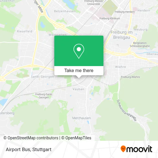 Airport Bus map