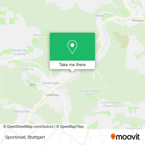 Sportinsel map