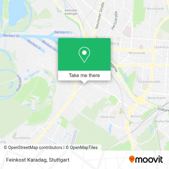 Feinkost Karadag map