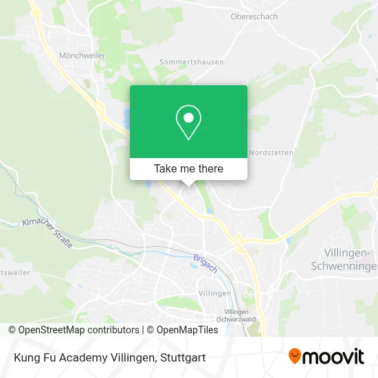 Kung Fu Academy Villingen map