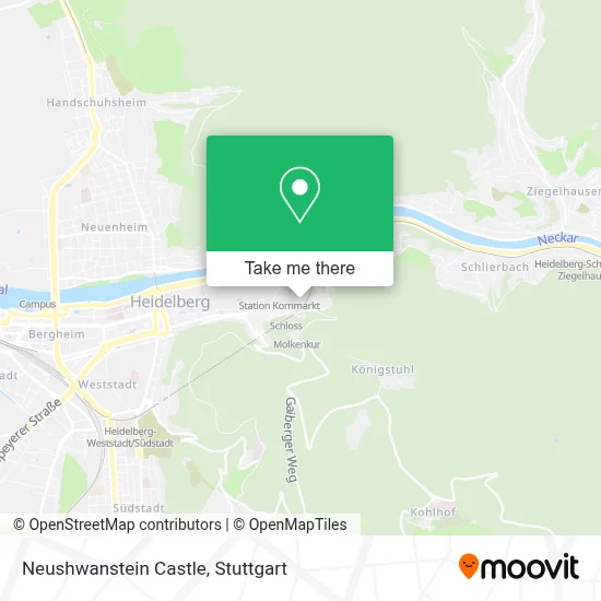 Neushwanstein Castle map