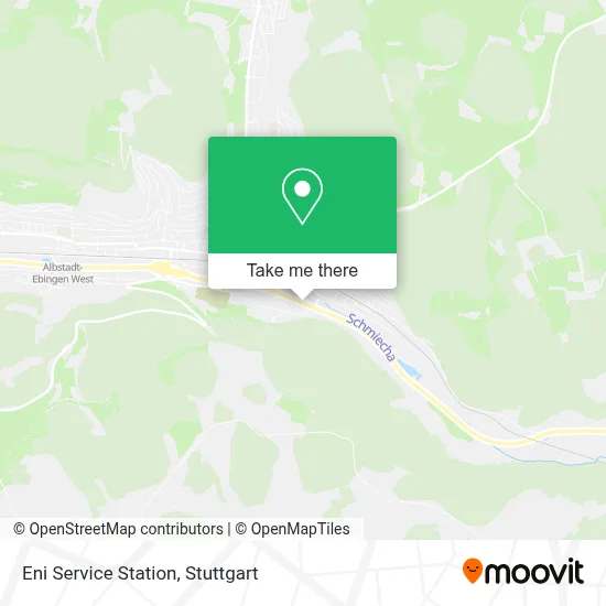 Eni Service Station map