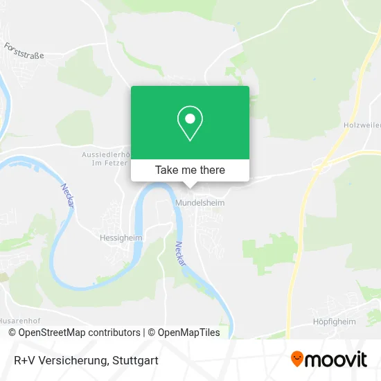 R+V Versicherung map