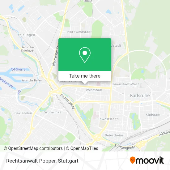 Rechtsanwalt Popper map