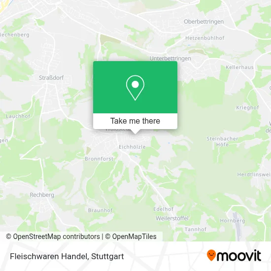Fleischwaren Handel map