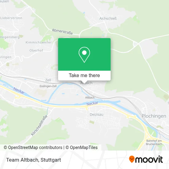 Team Altbach map