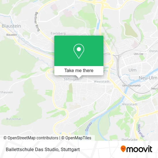 Ballettschule Das Studio map