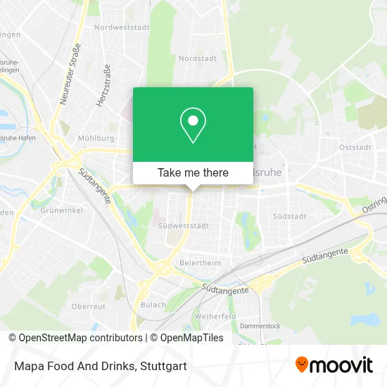 Mapa Food And Drinks map