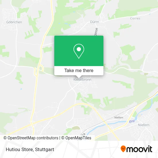 Hutiou Store map