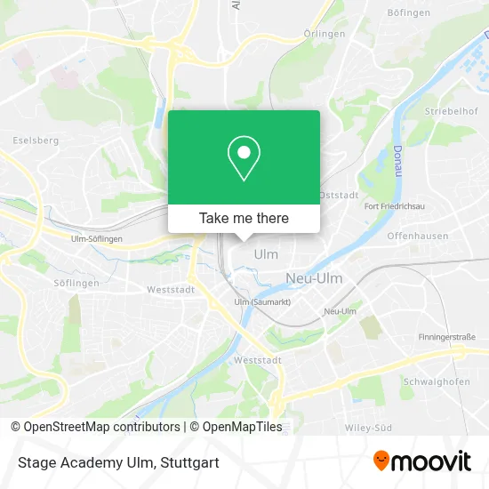 Stage Academy Ulm map
