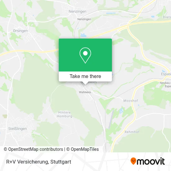 R+V Versicherung map