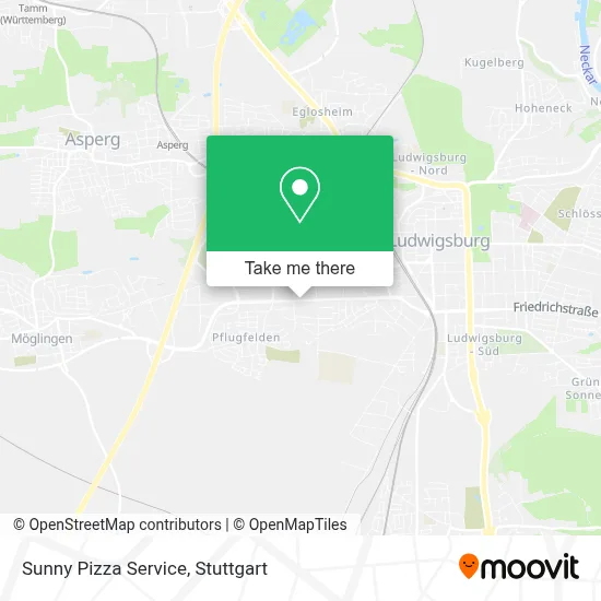Sunny Pizza Service map