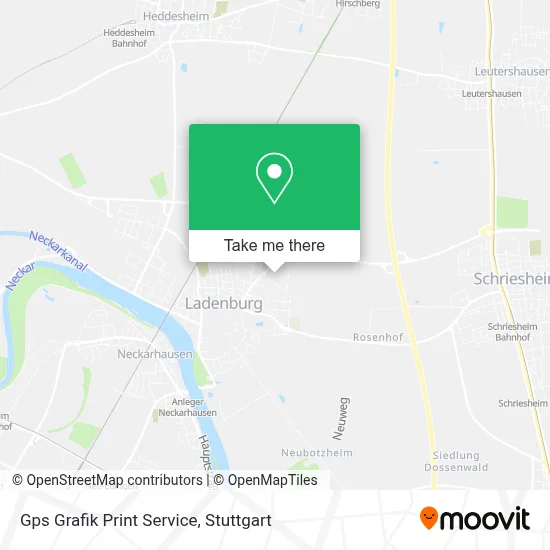 Gps Grafik Print Service map