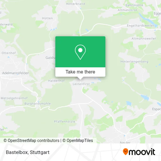 Bastelbox map