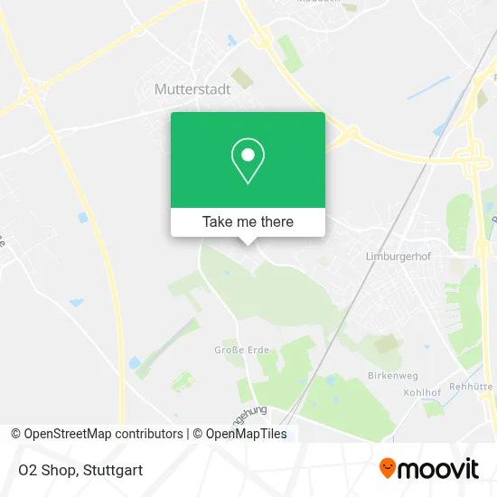 O2 Shop map