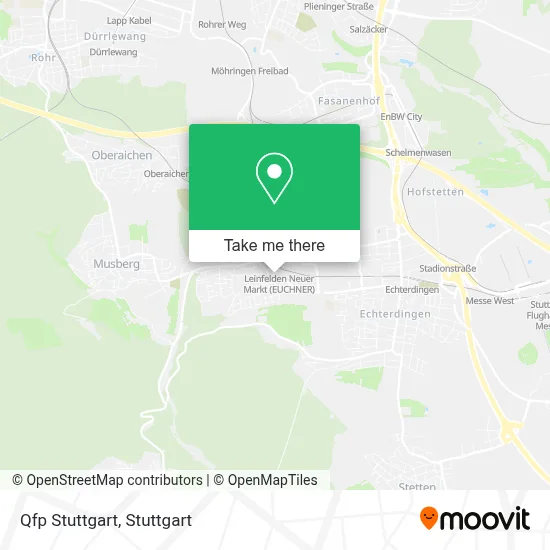 Qfp Stuttgart map