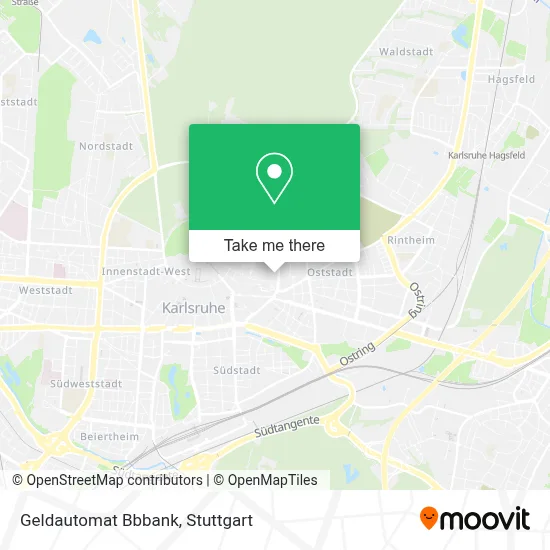 Geldautomat Bbbank map
