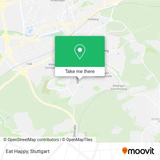 Eat Happy map