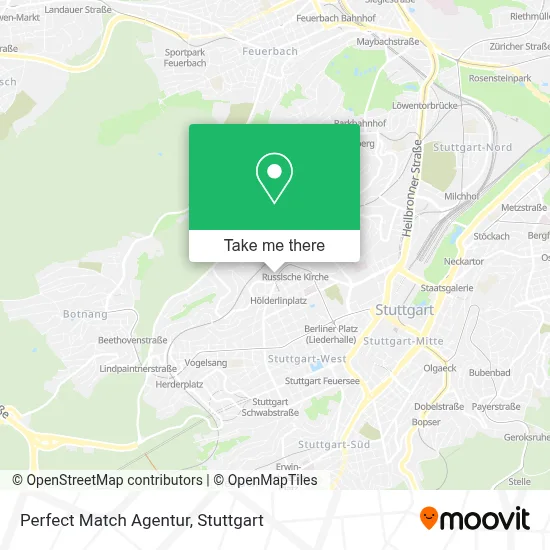 Perfect Match Agentur map