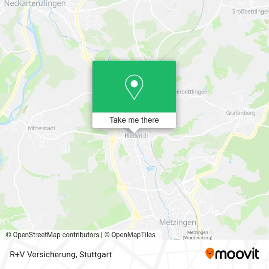 R+V Versicherung map