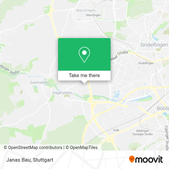 Janas Bau map