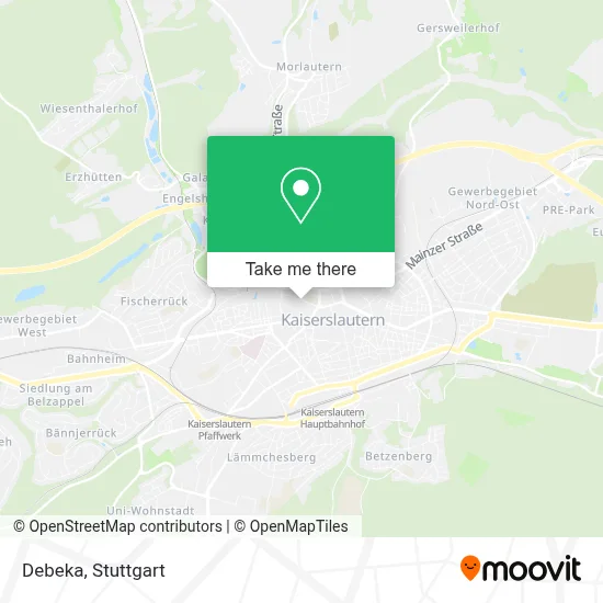 Debeka map