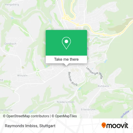 Raymonds Imbiss map