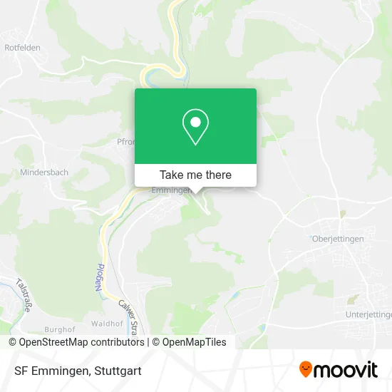 SF Emmingen map