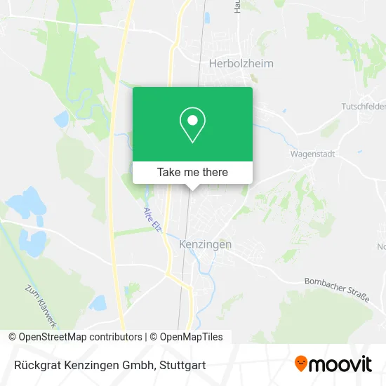 Rückgrat Kenzingen Gmbh map