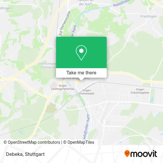 Debeka map