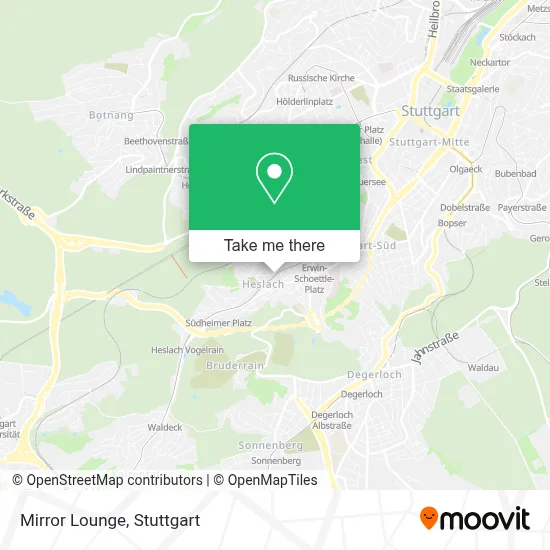 Mirror Lounge map
