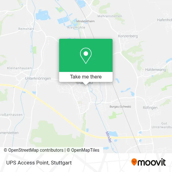 Ups Access Point map