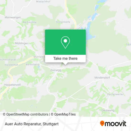 Auer Auto Reparatur map