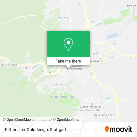 Rittmeister Golddesign map