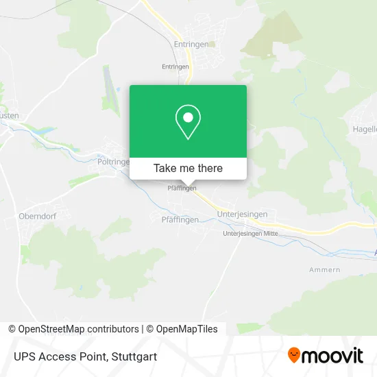 Ups Access Point map