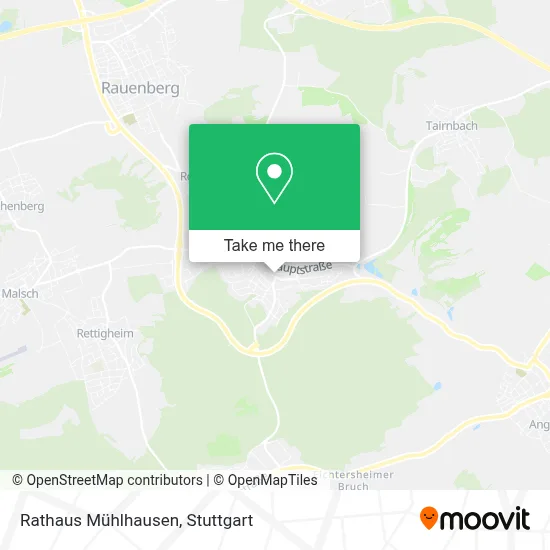 Rathaus Mühlhausen map