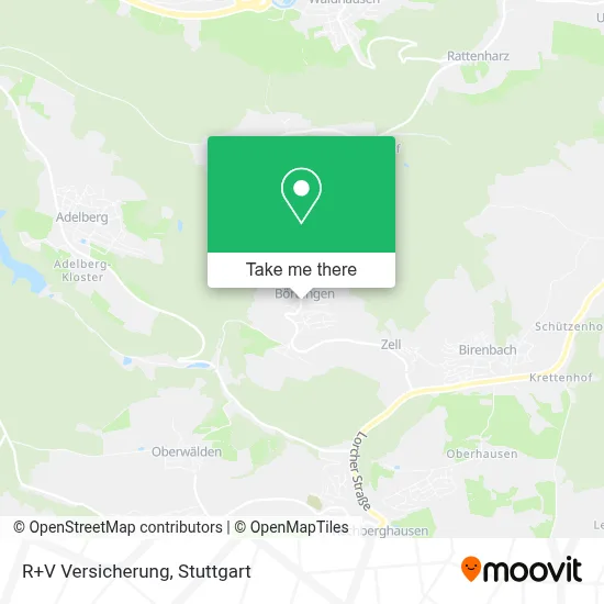 R+V Versicherung map