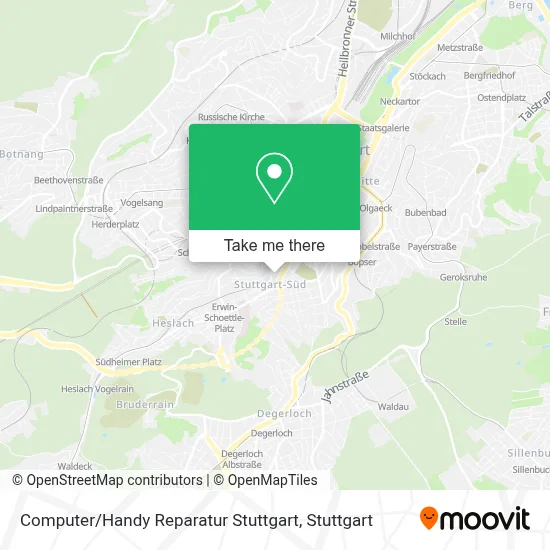 Computer / Handy Reparatur Stuttgart map