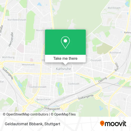 Geldautomat Bbbank map