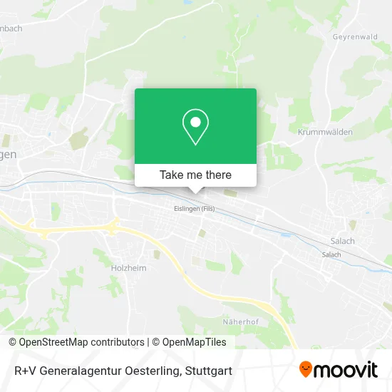 R+V Generalagentur Oesterling map