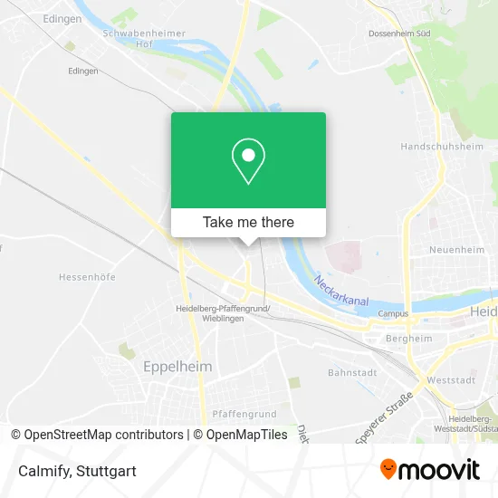 Calmify map