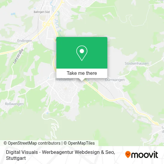 Digital Visuals - Werbeagentur Webdesign & Seo map