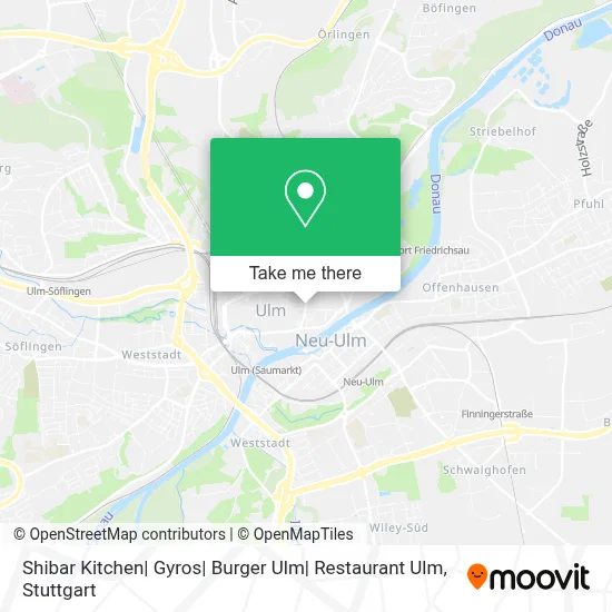 Shibar Kitchen| Gyros| Burger Ulm| Restaurant Ulm map