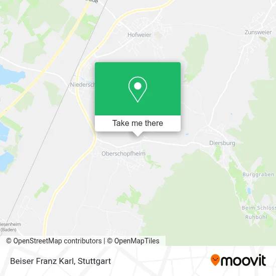 Beiser Franz Karl map