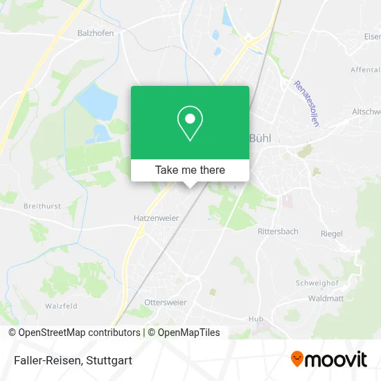 Faller-Reisen map