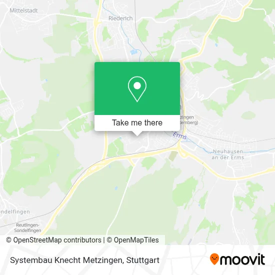 Systembau Knecht Metzingen map