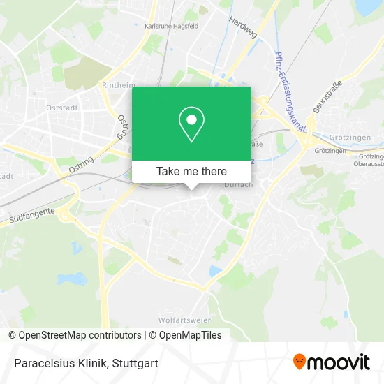 Paracelsius Klinik map